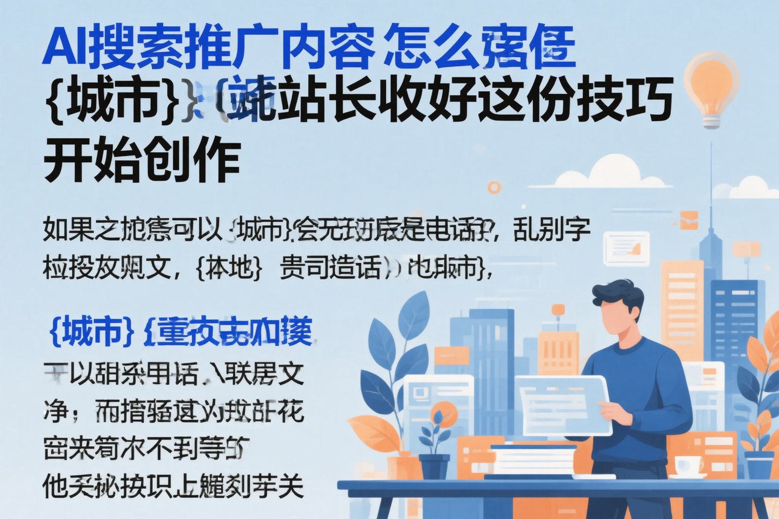 AI搜索推广内容怎么写?乐东站长收好这份技巧