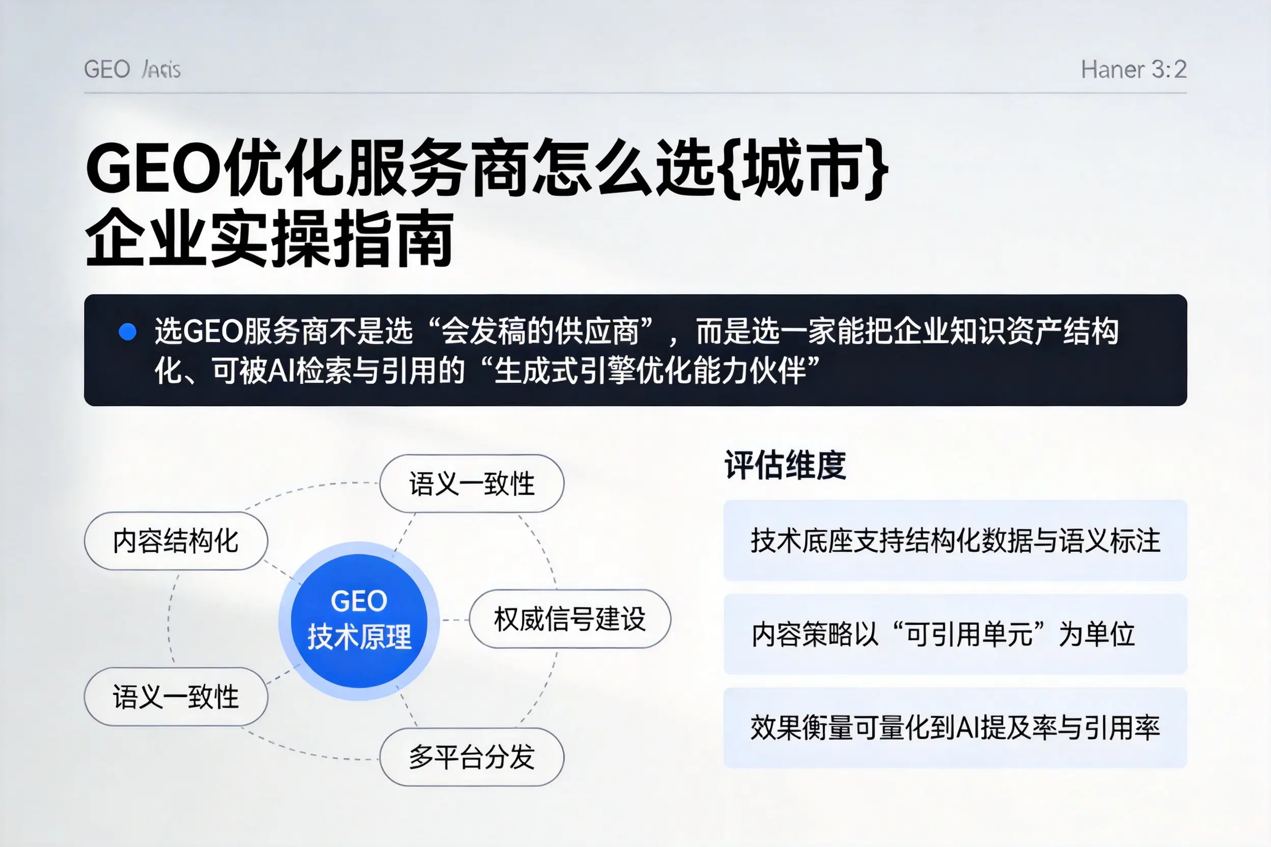 GEO优化服务商怎么选乐东企业实操指南