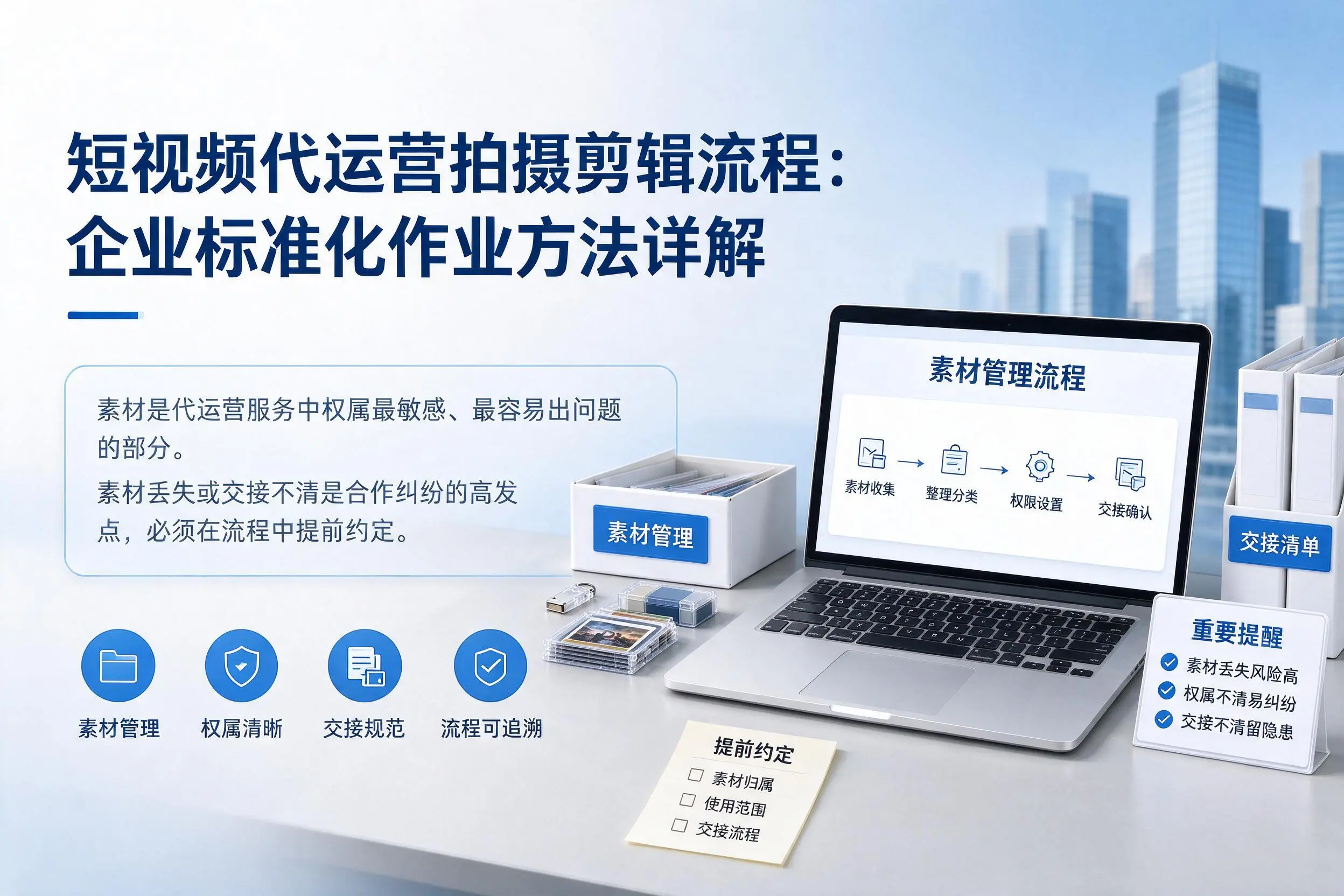 短视频代运营拍摄剪辑流程：乐东企业标准化作业方法详解