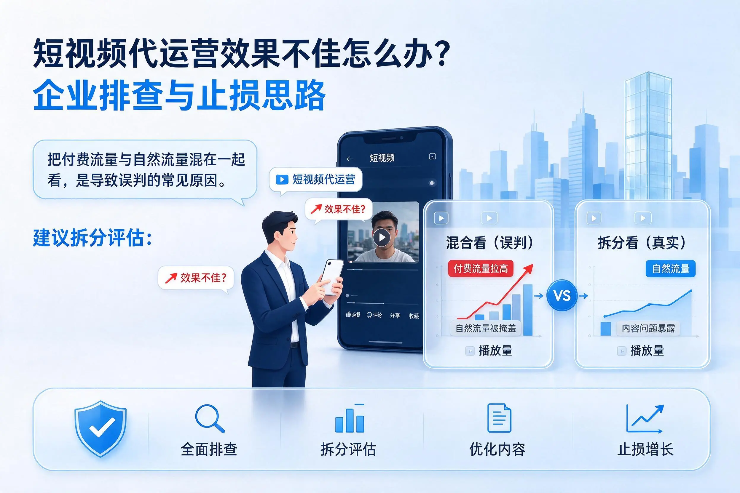 短视频代运营效果不佳怎么办?乐东企业排查与止损思路