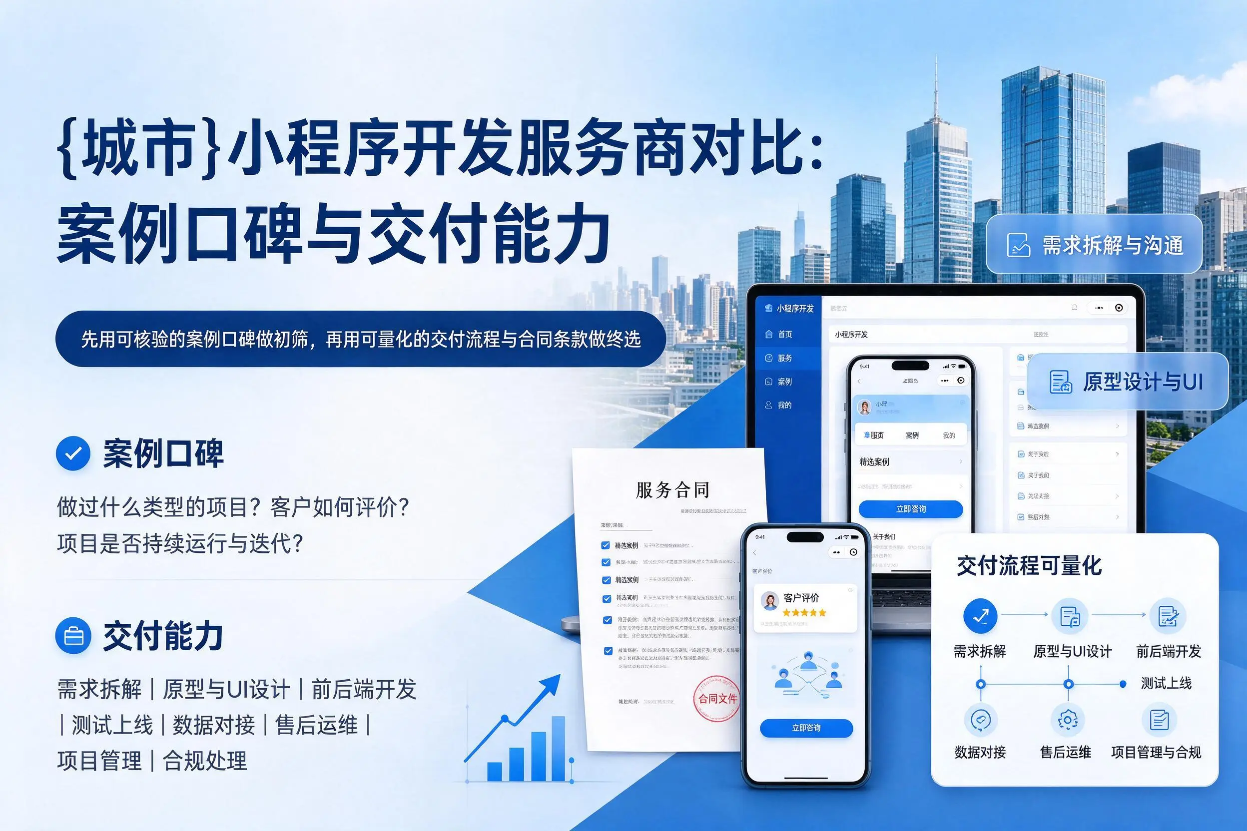 乐东小程序开发服务商对比：案例口碑与交付能力