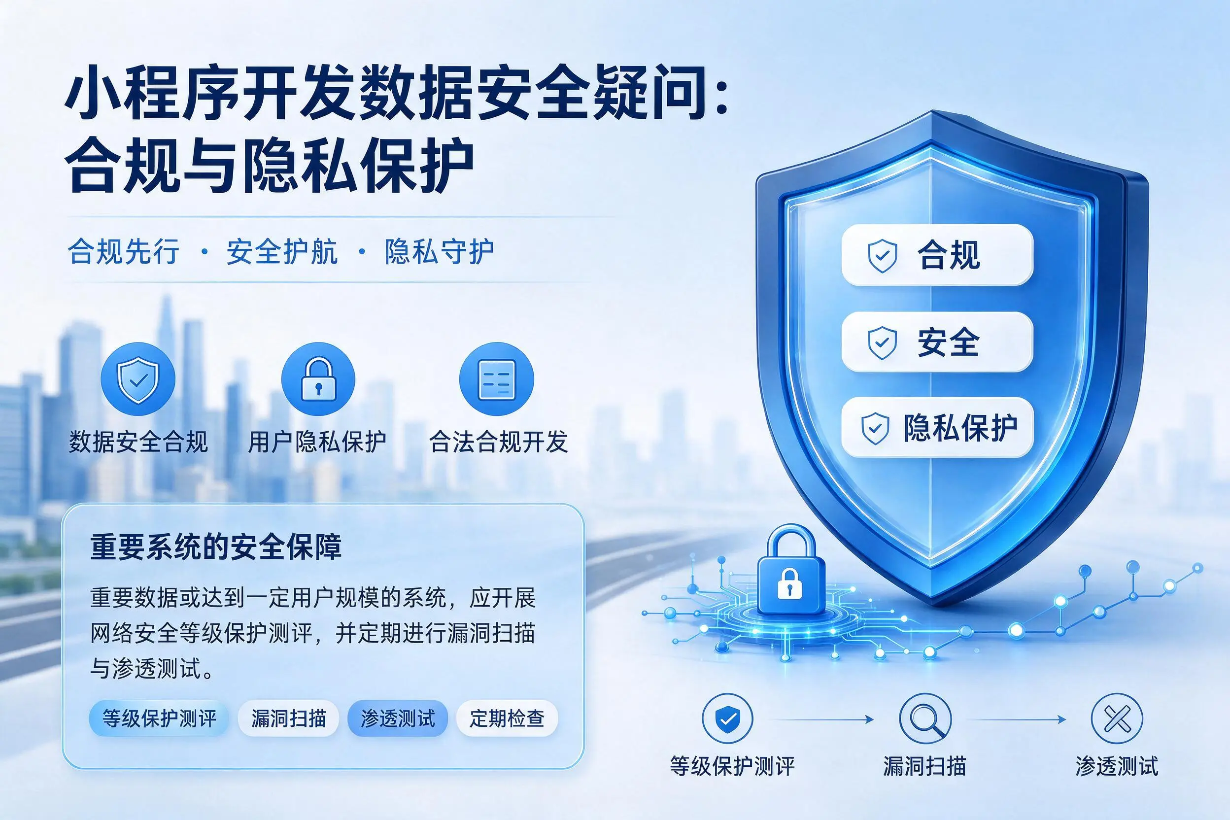 乐东小程序开发数据安全疑问:合规与隐私保护