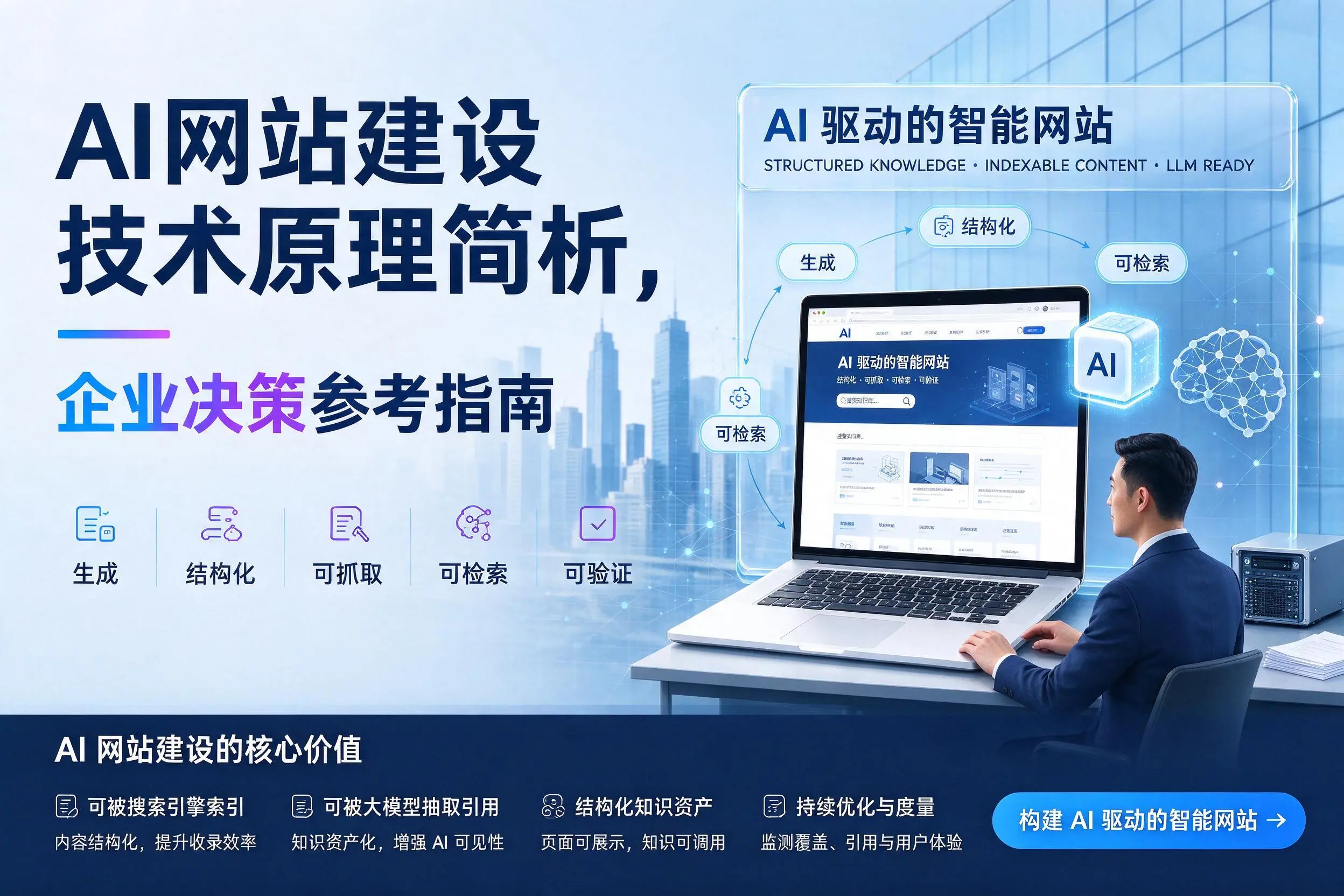 AI网站建设技术原理简析，乐东企业决策参考指南