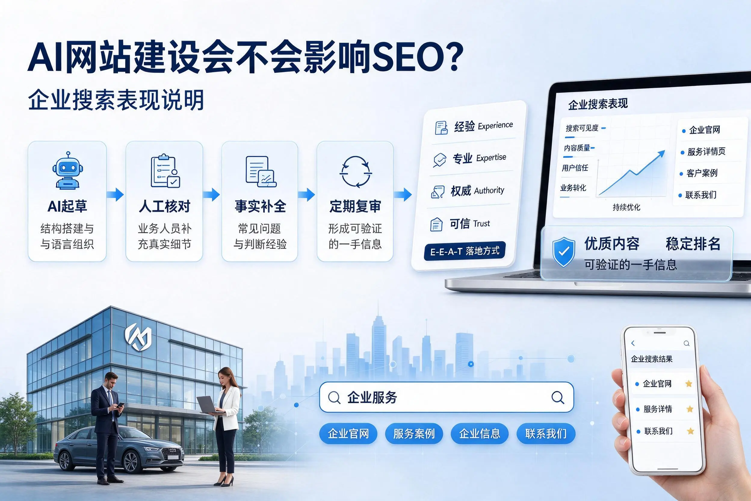 AI网站建设会不会影响SEO？乐东企业搜索表现说明