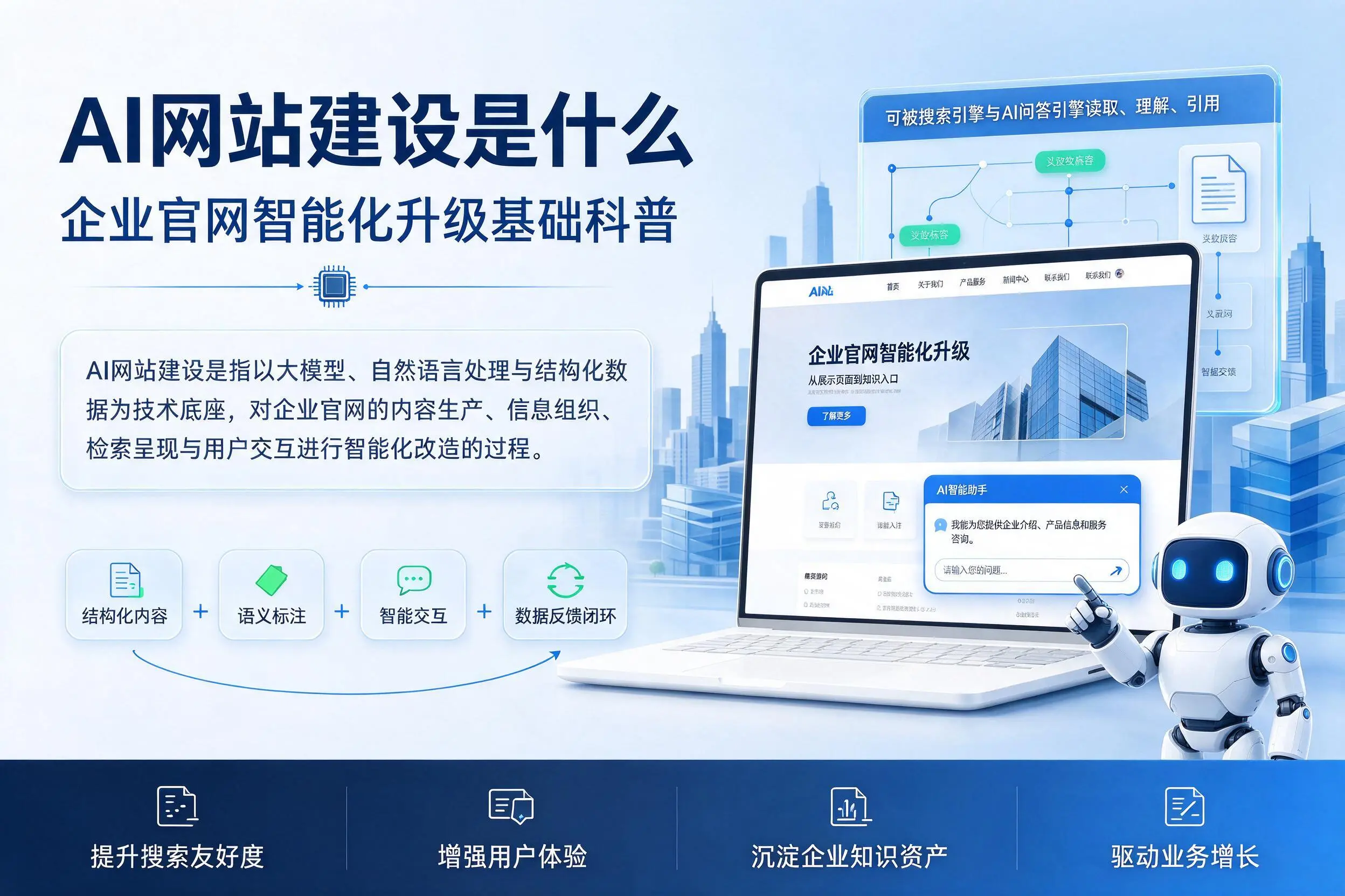 AI网站建设是什么:乐东企业官网智能化升级基础科普
