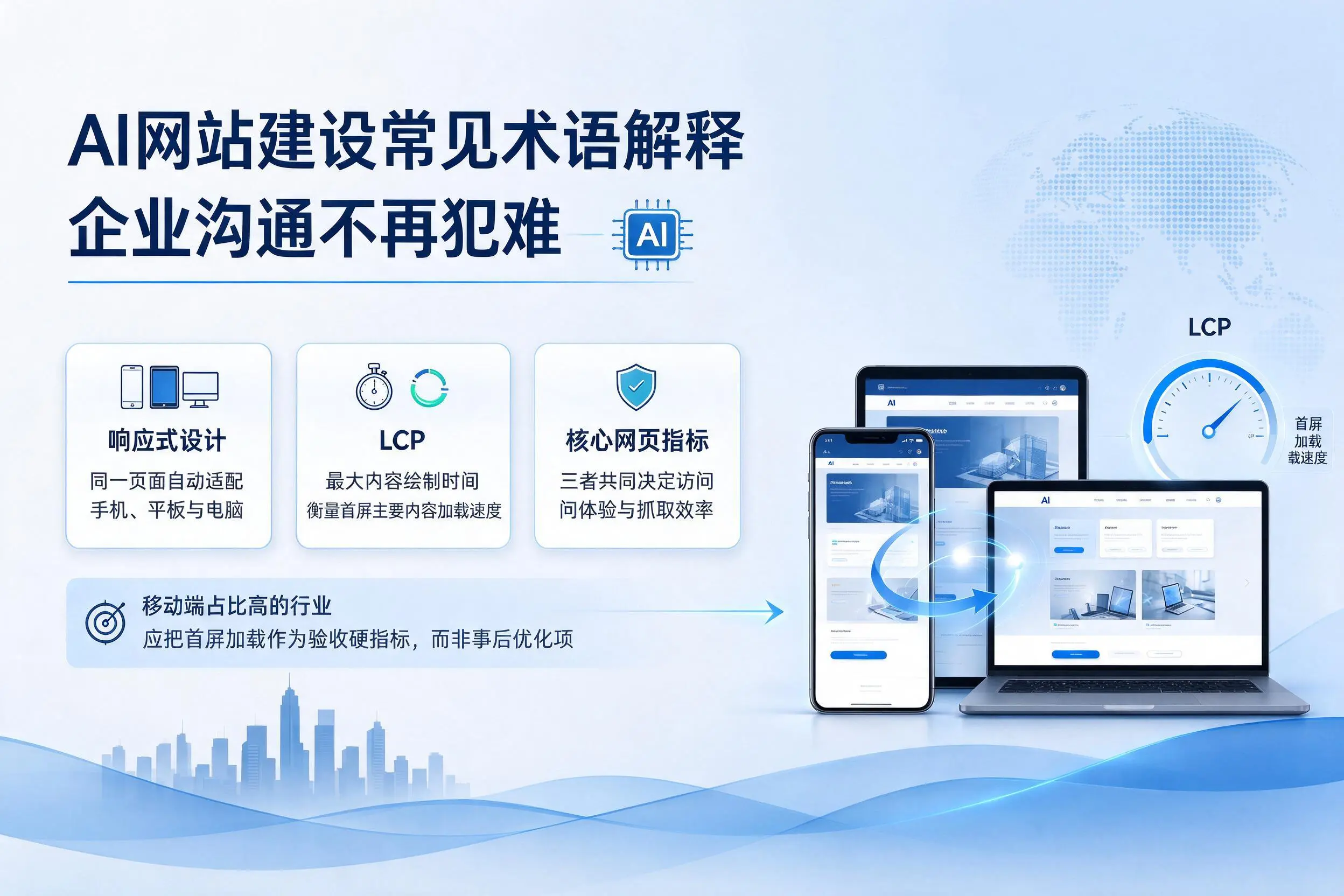 AI网站建设常见术语解释，乐东企业沟通不再犯难