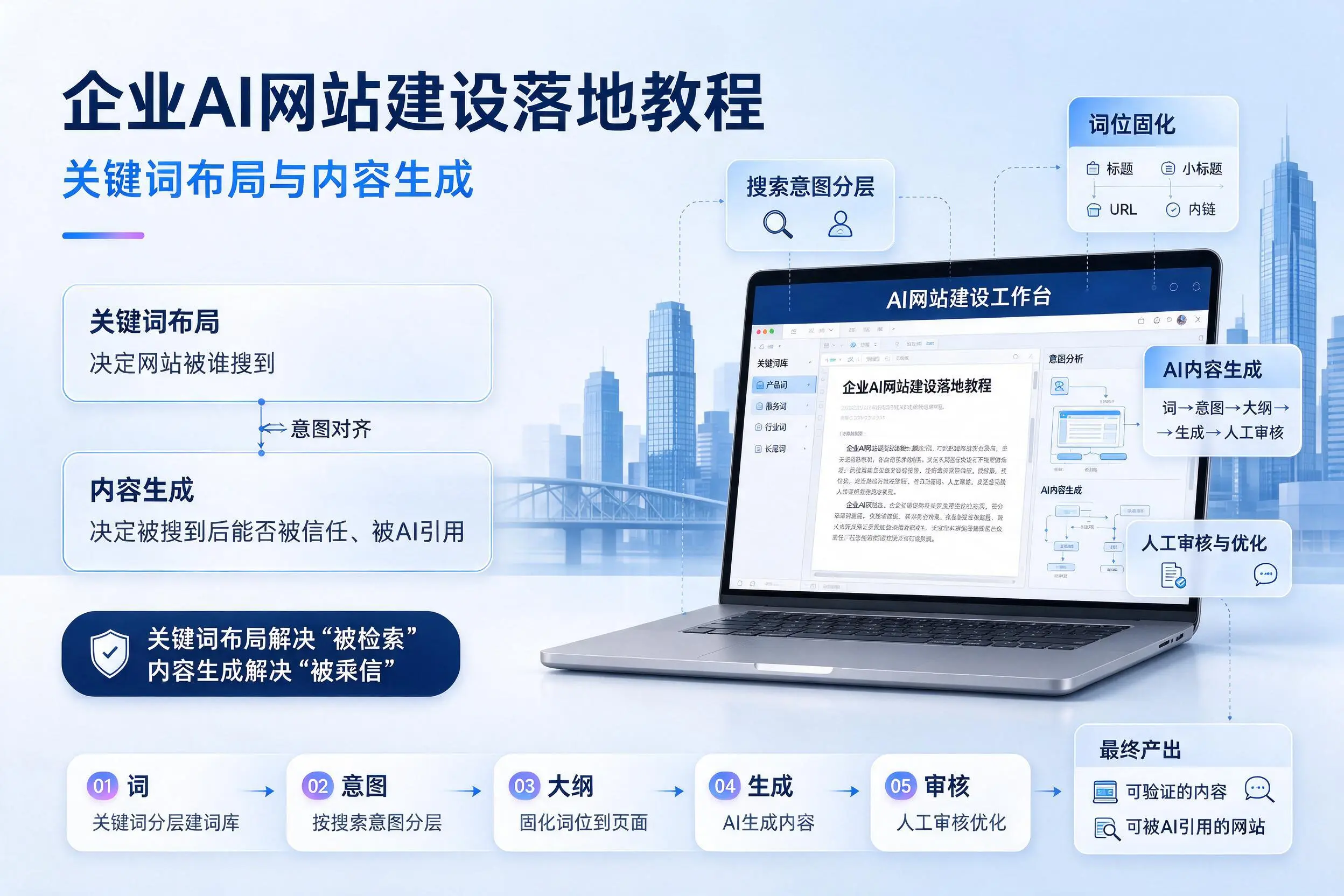 乐东企业AI网站建设落地教程：关键词布局与内容生成