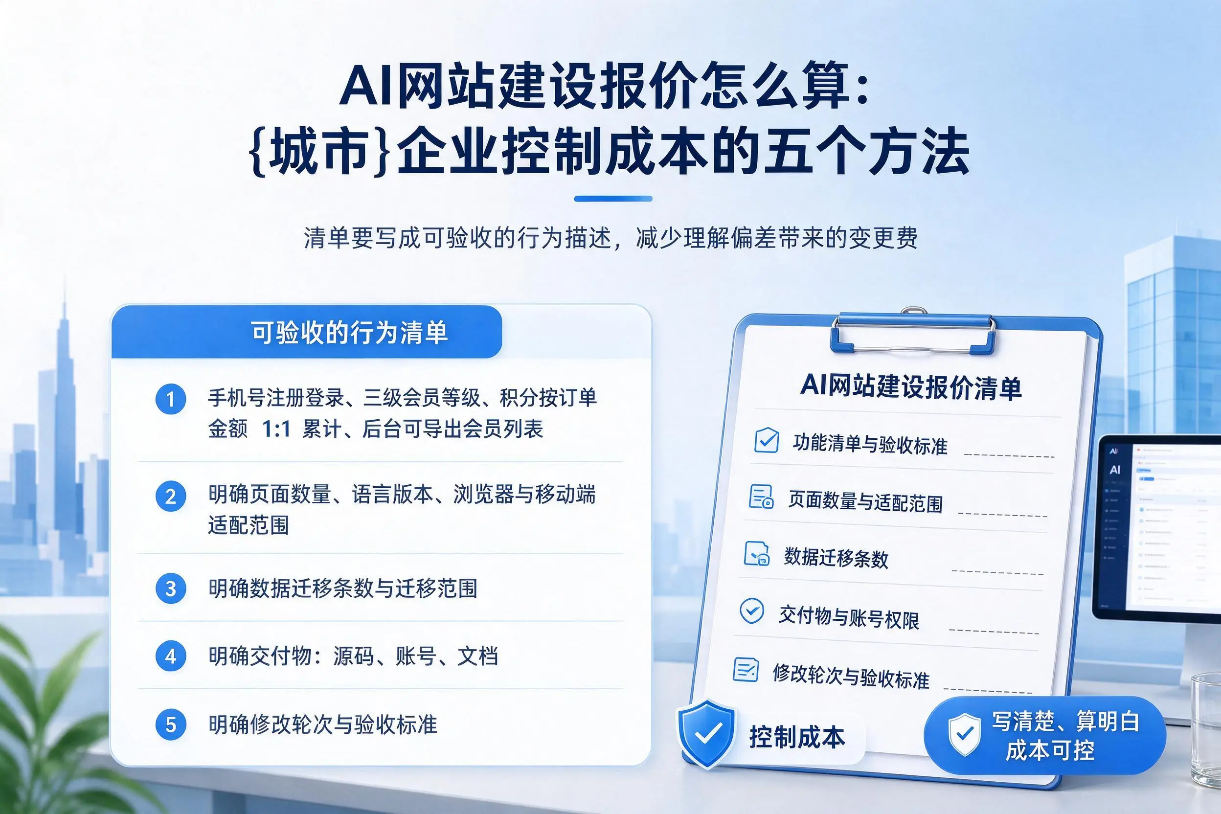 AI网站建设报价怎么算：乐东企业控制成本的五个方法