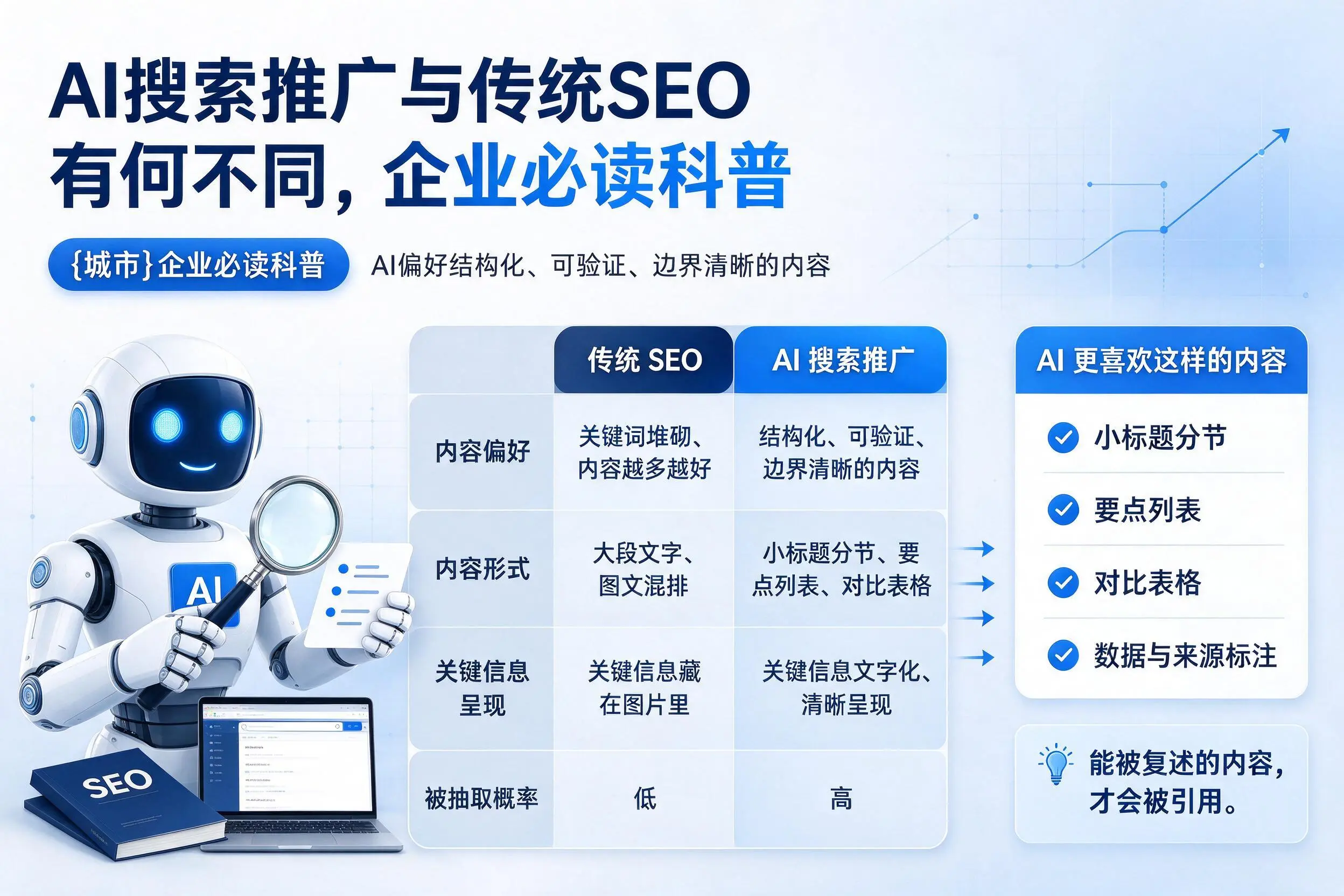 AI搜索推广与传统SEO有何不同,乐东企业必读科普